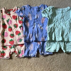Old Navy Kids Pajama Set - Pink, Blue, Green